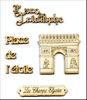 embellissement en français pour le scrapbooking L'Arc de Triomphe et ses petits Mots, en Carton bois