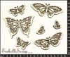 embellissement en français pour le scrapbooking Papillons ajourés de Catangel, en Carton bois