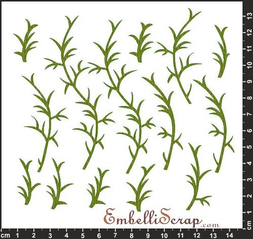 Feuilles de Cosmos, en Papier : Produit Scrapbooking