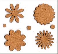 Embellissement Scrap Fleurs Superposables, en Liège