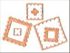 embellissement en français pour le scrapbooking Cadres carrés Petit-Beurre 