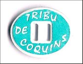 Embellissement Scrap Passe-Ruban Ovale Tribu de Coquins