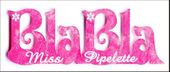 Embellissement Scrap Mot Blabla de Miss Pipelette