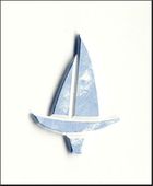 Embellissement Scrap Voilier