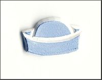Embellissement Scrap Chapeau Marin