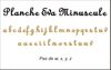 embellissement en français pour le scrapbooking Planche Eva Minuscule Mini en Transparence