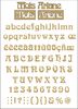 embellissement en français pour le scrapbooking Mattage Ariane Classique en Bazzill