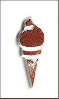 Embellissement Scrap Glace Cone