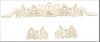 embellissement en français pour le scrapbooking Bordure Princesse, Personnalisée, en Papier