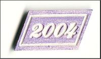 Embellissement Scrap 2004 sur Plaque