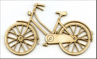 Embellissement Scrap Vélo, en Carton bois