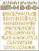 embellissement en français pour le scrapbooking Alphabet Nathalie Mini en Transparence