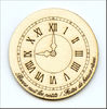Embellissement Scrap Horloge Ronde, Personnalisée, en Carton bois