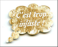 Embellissement Scrap Bulle de Pensée, Personnalisée