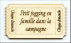 Embellissement Scrap Grand Ticket Dentelé, Personnalisé, en Carton bois 