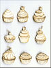 embellissement en français pour le scrapbooking Petits Cupcakes à préparer, en Carton bois