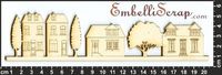Embellissement Scrap Rue, en Carton bois