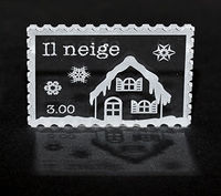 Embellissement Scrap Timbre 