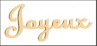 Embellissement Scrap Mot 
