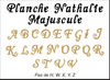 embellissement en français pour le scrapbooking Planche Nathalie Majuscule Petit en Liège