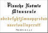 embellissement en français pour le scrapbooking Planche Noémie Minuscule Petit en Transparence