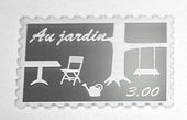 Embellissement Scrap Timbre 