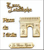 Embellissement Scrap L'Arc de Triomphe et ses petits Mots, en Carton bois