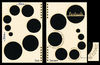 embellissement en français pour le scrapbooking Couverture de Mini-album à Cercles, format portrait, en Carton