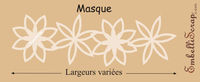 Embellissement Scrap Bordure de Rosaces, de différentes tailles, Masque