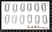 Embellissement Scrap Trombones, en Miroir