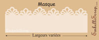 Embellissement Scrap Lisière de Dentelle, de 2 tailles, Masque