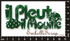 embellissement en français pour le scrapbooking Mot Il pleut, Il mouille