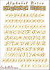embellissement en français pour le scrapbooking Alphabet Brice Géant en Transparence