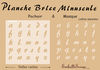 embellissement en français pour le scrapbooking Planche Brice Minus. (PM) Petit en Pochoir