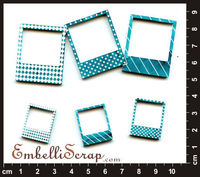 Embellissement Scrap Enchevêtrement Horizontal de Cadres 