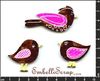 embellissement en français pour le scrapbooking Pioupious Trop Choux, POC