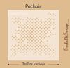 Embellissement Scrap Petits Points, de différentes tailles, Pochoir