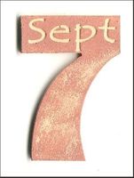 Embellissement Scrap Chiffre 7