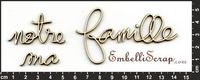 Embellissement Scrap Mot Manuscrit 