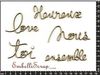 embellissement en français pour le scrapbooking Les Mots Manuscrits 