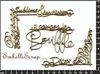 embellissement en français pour le scrapbooking Angles 