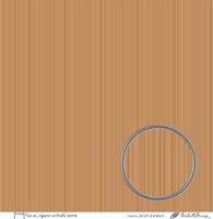 Embellissement Scrap Faux uni, rayures verticales marron, Coll. Jardin d'Ailleurs
