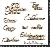 Embellissement Scrap Les Petits Mots 