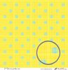embellissement en français pour le scrapbooking Pois & quadrillage citron, Coll. Menthe citron