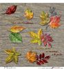 embellissement en français pour le scrapbooking Les feuilles mortes, Coll. Couleur d'automne