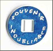 Embellissement Scrap Passe-Ruban Rond Souvenir Inoubliable