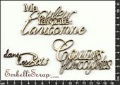 Embellissement Scrap Les Petits Mots 