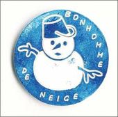 Embellissement Scrap Bonhomme de Neige