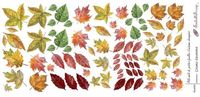 Embellissement Scrap Pêle-mêle de petites feuilles découpées, Coll. Couleur d'Automne