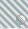 embellissement en français pour le scrapbooking Rayures diagonales bleutées, Coll. Bleu d'hiver